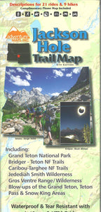 Jackson Hole Trail Map, 4th edition by Adventure Maps