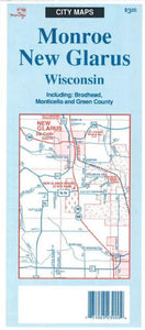 Monroe-New Glarus, Wisconsin by The Seeger Map Company Inc.