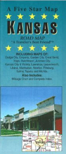 Cover of Kansas by Five Star Maps, Inc.