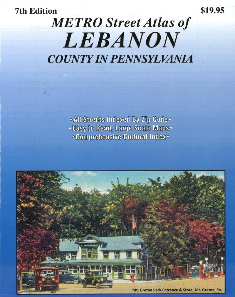 Cover of Lebanon County, Pennsylvania Atlas by Franklin Maps