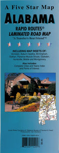 Alabama Rapid Routes by Five Star Maps, Inc.