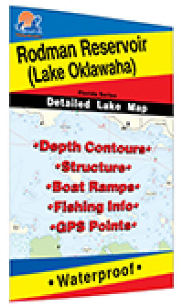 Cover of Rodman Reservoir Fishing Map by Fishing Hot Spots