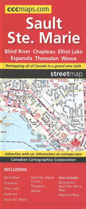 Sault Ste. Marie Map by Canadian Cartographics Corporation