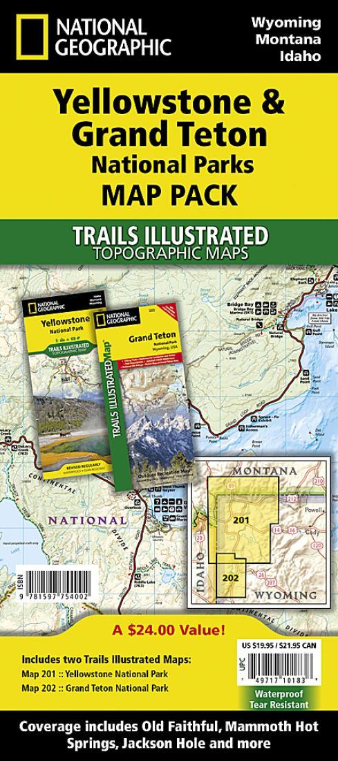 Yellowstone & Grand Teton National Parks : map pack by National Geographic