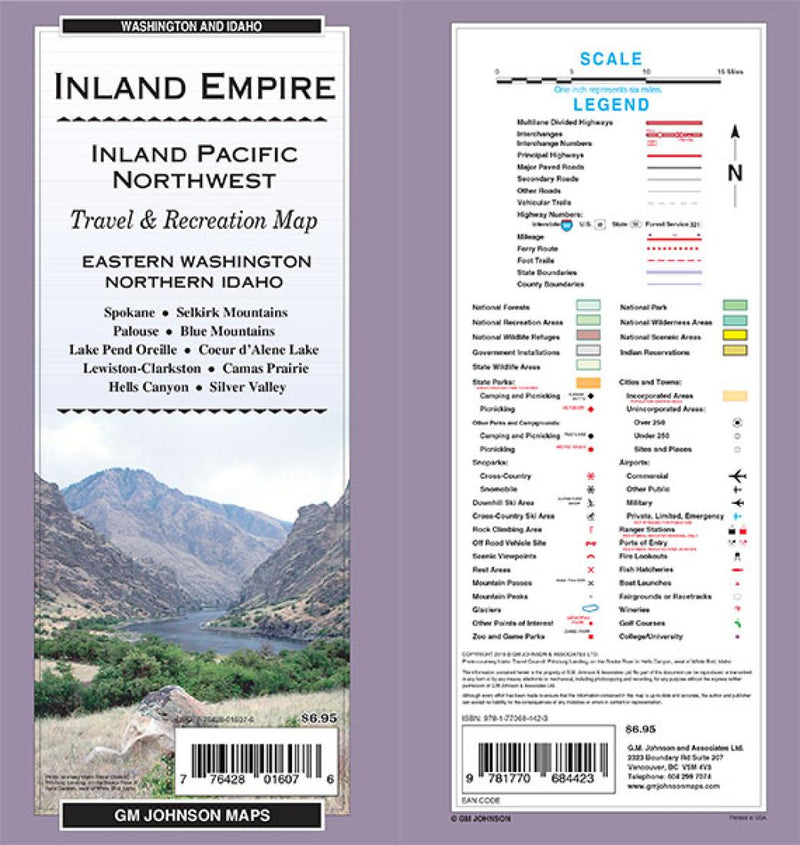 Cover of Inland Empire, Eastern Washington and Northern Idaho by GM Johnson