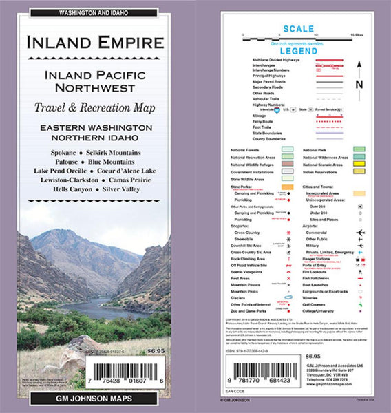 Cover of Inland Empire, Eastern Washington and Northern Idaho by GM Johnson
