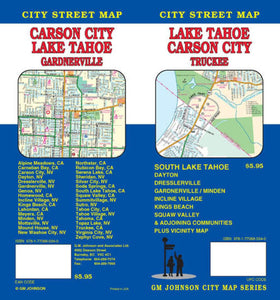 Lake Tahoe, California with Carson City, Minden and Garnerville by GM Johnson
