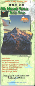 Mt. Hood Area Trail Map by Adventure Maps