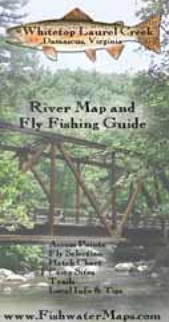 Cover of Whitetop Laurel VA River Map and Fly Fishing Guide by Fishwater Maps