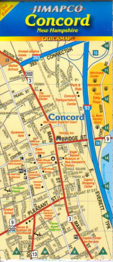 Cover of Concord, New York, Quickmap by Jimapco