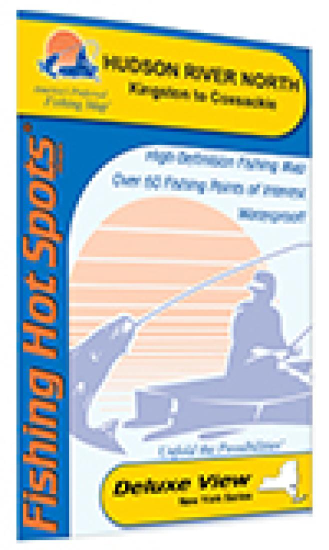 Cover of Hudson River-North Fishing Map by Fishing Hot Spots