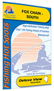 Fox Chain-South Fishing Map by Fishing Hot Spots