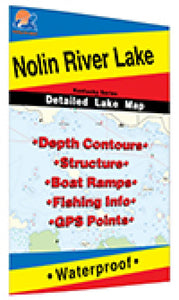 Nolin River Lake Fishing Map by Fishing Hot Spots
