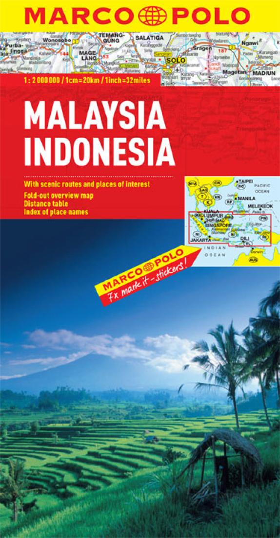 Cover of Malaysia and Indonensia by Marco Polo Travel Publishing Ltd