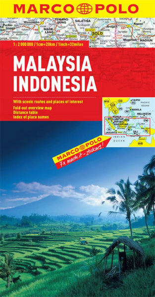 Cover of Malaysia and Indonensia by Marco Polo Travel Publishing Ltd