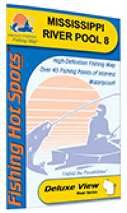 Mississippi River-Pool 8 Fishing Map by Fishing Hot Spots