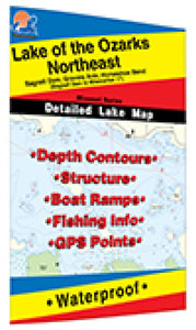 Lake of the Ozarks-Northeast (Milemarker 17 to Bagnell Dam) Fishing Map by Fishing Hot Spots