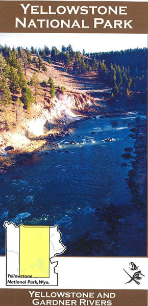 Cover of Yellowstone National Park Fishing Map by Wilderness Adventures Press