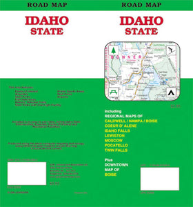 Idaho, Road Map by GM Johnson