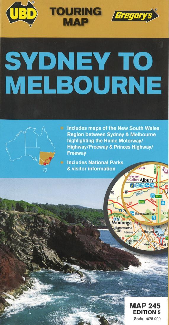 Cover of Sydney to Melbourne, Australia 