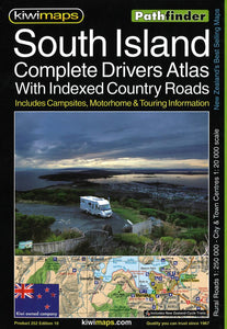 South Island Rural Roads, New Zealand, Atlas by Kiwi Maps