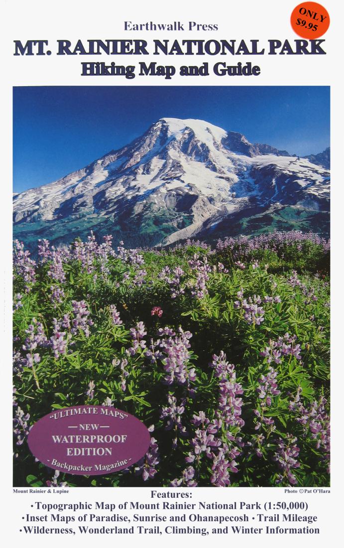 Cover of Mount Rainier National Park, Washington  Hiking Map & Guide