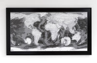 Cover of Classic World Map: Monochrome by Future Mapping Company 