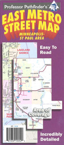 Minneapolis-St Paul, Minnesota, East Metro by Hedberg Maps