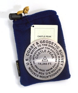 Castle Peak, Colorado Paperweight by Geo-Situ