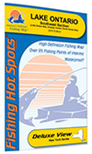 Cover of Lake Ontario Fishing Map by Fishing Hot Spots