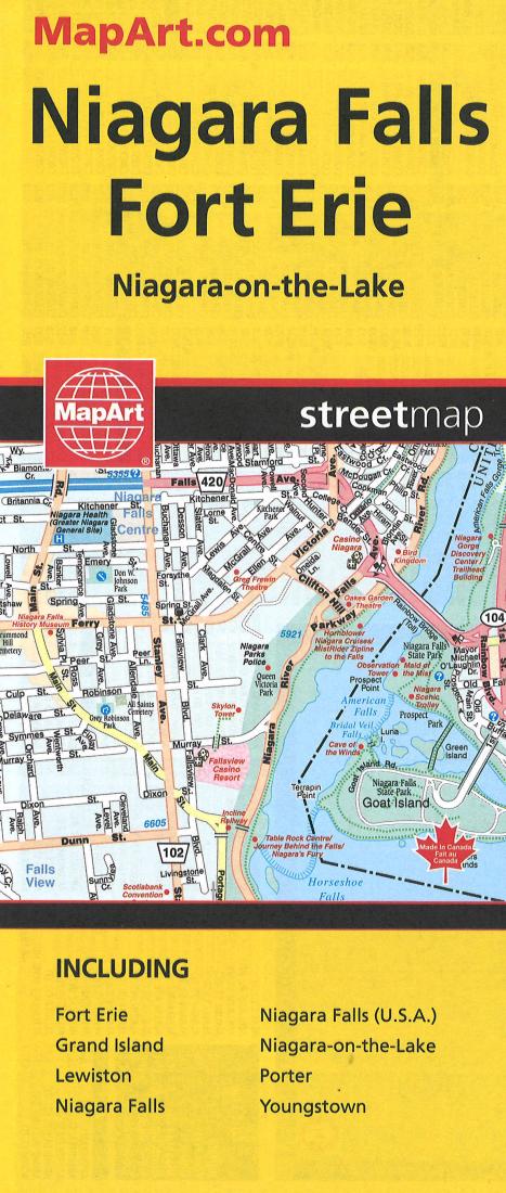 Cover of Niagara Falls and Fort Erie : Street Map 