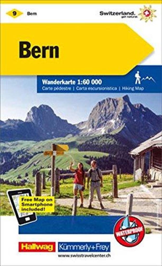 Cover of Bern : Switzerland Hiking Map #9 by Kummerly + Frey
