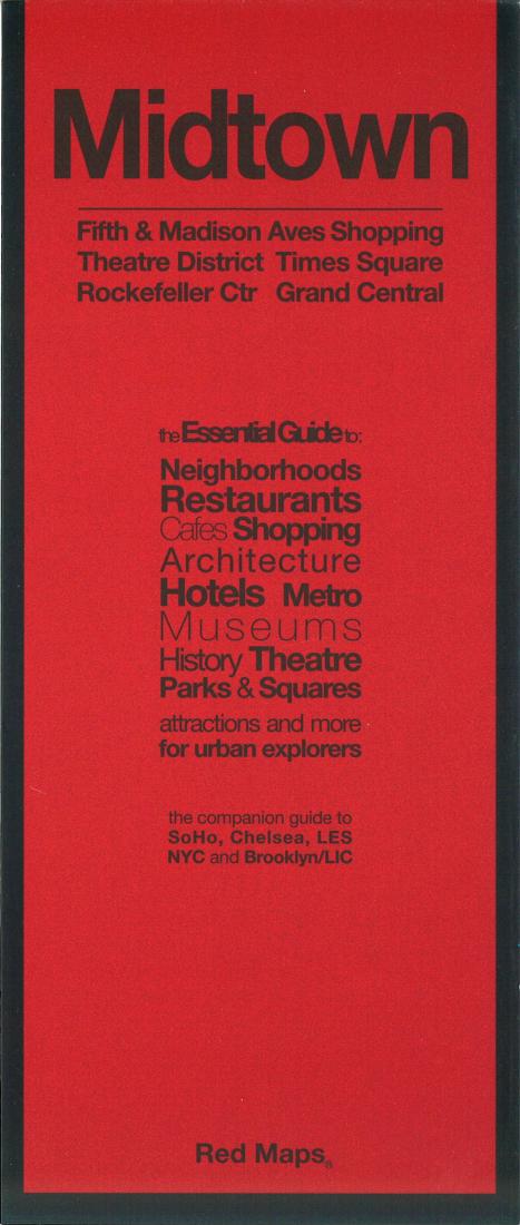 Cover of Midtown New York City, New York by Red Maps