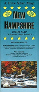 New Hampshire Road Map by Five Star Maps, Inc.