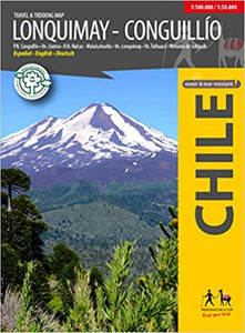 Lonquimay Travel & Trekking Map by Trekking Chile