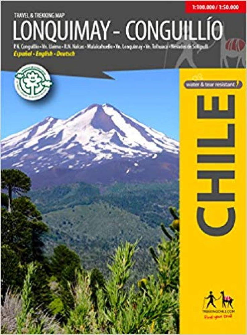 Cover of Lonquimay Travel & Trekking Map by Trekking Chile