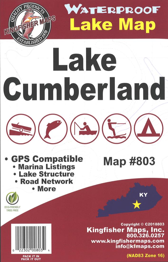 Cover of Cumberland Lake Map by Kingfisher Maps, Inc.
