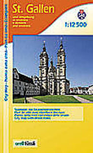 St. Gallen and environs : City Map by Edition MPA by Orell Fussli