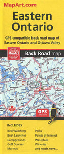 Eastern Ontario Map by Canadian Cartographics Corporation