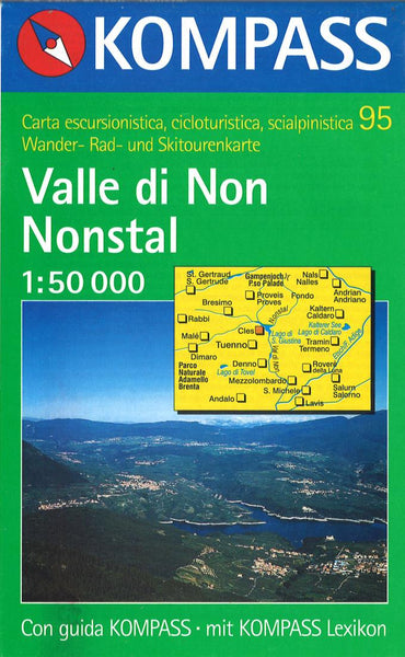 Cover of Valle di Non Nonstal Hiking Map By Kompass