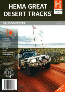 Simpson Desert, Great Desert Tracks, 7th edition by Hema Maps