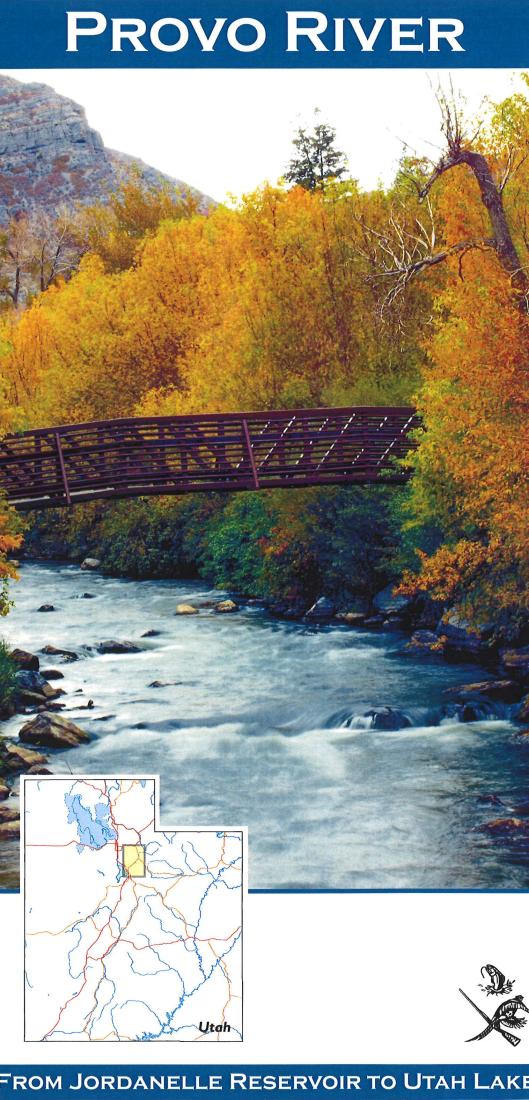 Cover of Provo River Fishing Map by Wilderness Adventures Press