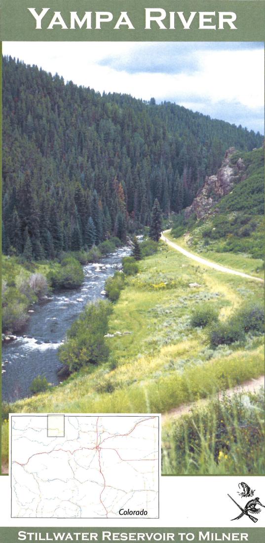Cover of Yampa River Fishing Map by Wilderness Adventures Press