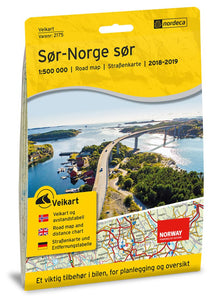 Southern Norway (Sor-Norge sor) Road Map by Nordeca