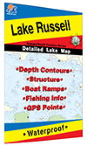 Richard B. Russell Lake Fishing Map by Fishing Hot Spots