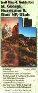 St. George, Hurricane, and Zion National Park, Utah, Trail Map and Guide by Adventure Maps
