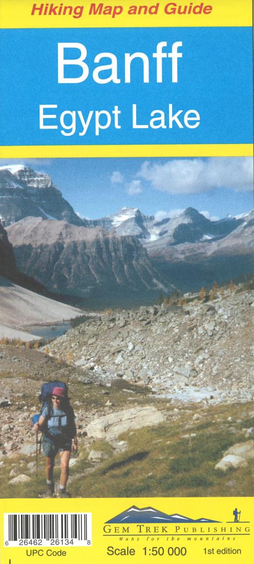 Cover of Banff, Egypt Lake Hiking Map and Guide 