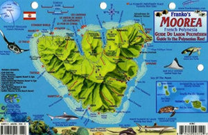 Moorea, French Polynesia, Guide to the Polynesian Reef by Frankos Maps Ltd.