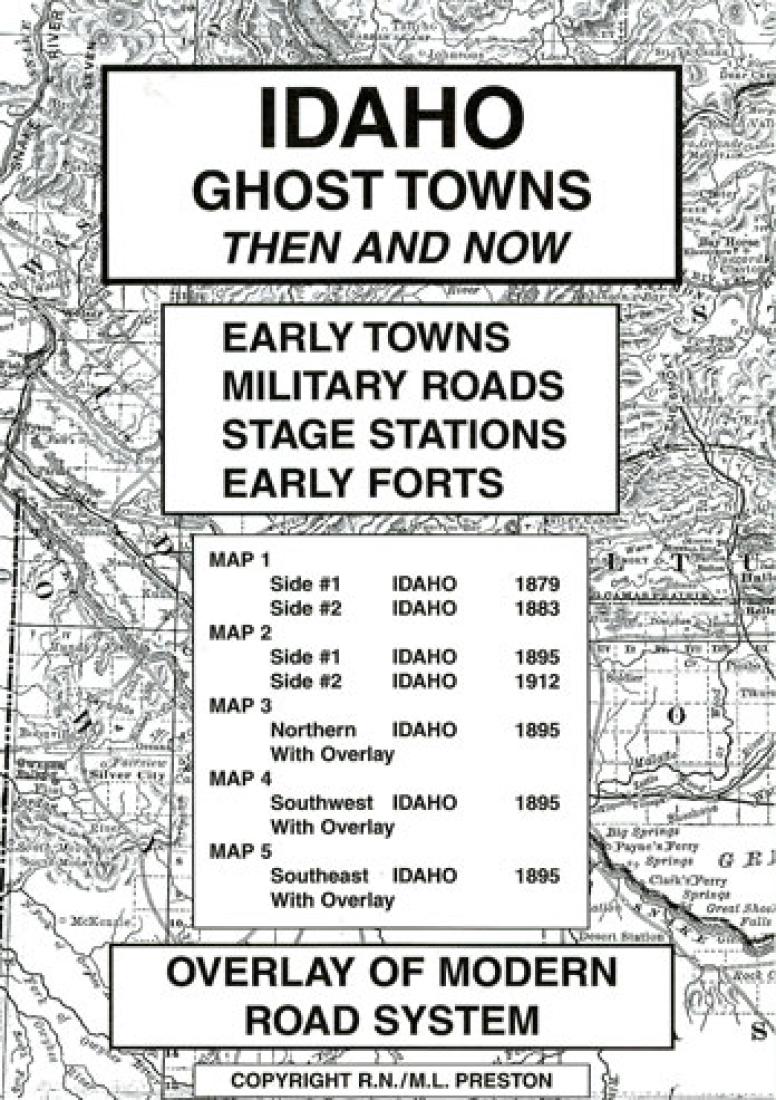 Cover of Idaho, Ghost Towns, 5-Map Set, Then and Now