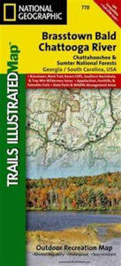 Chattahoochee and Sumter National Forests, GA/SC, Map 778 by National Geographic